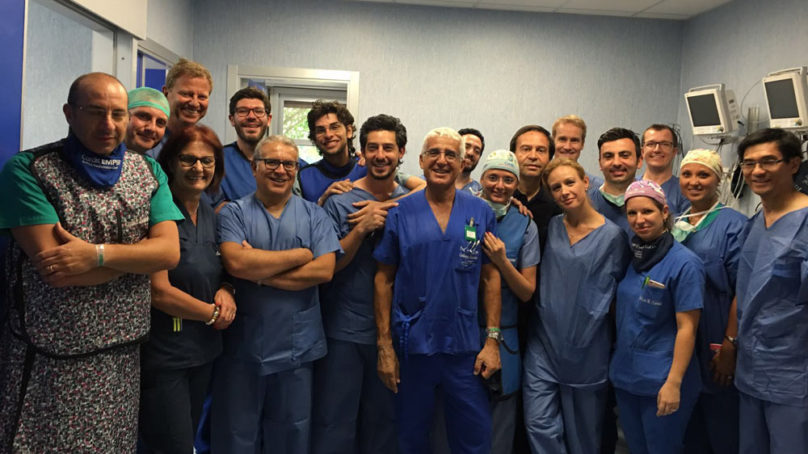 A Ct primo impianto di valvola mitrale a cuore battente in Italia