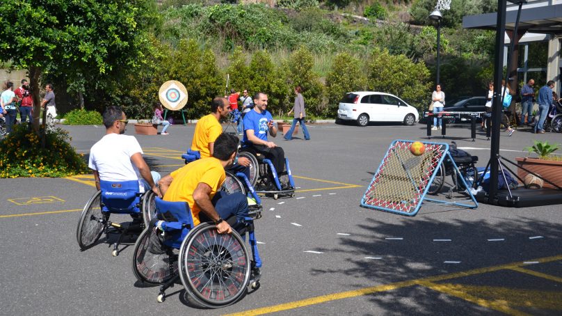 Giornata dello sport all’Unità spinale del Cannizzaro