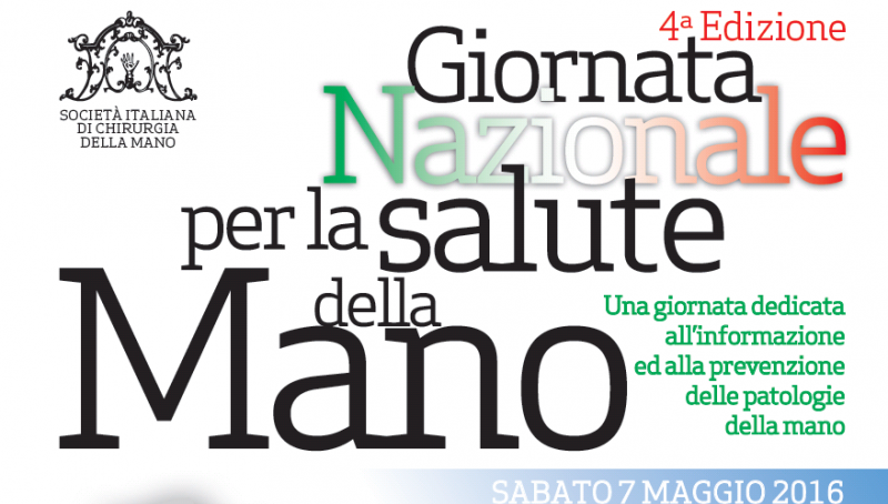 13 Maggio al Cannizzaro la Giornata per la salute della mano