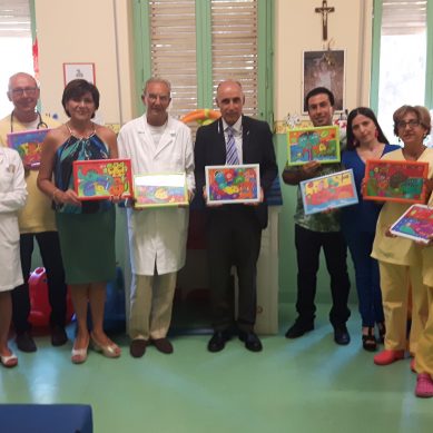 Artista dona sue opere all’ospedale di Siracusa