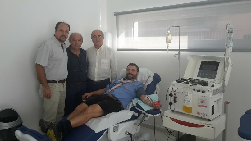 Prime donazioni di plasma a Scordia