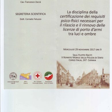 La certificazione per il rilascio del porto d’armi