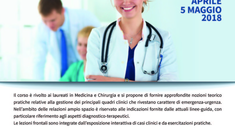 CORSO INTEGRATO IN EMERGENZE/URGENZE MEDICO-CHIRURGICHE