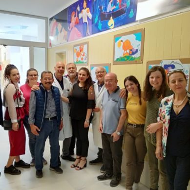 Leo club Caltagirone dona quadri al reparto di Pediatria