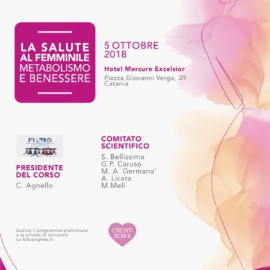 La salute al femminile, corso ECM il 5 Ottobre al Mercure Excelsior