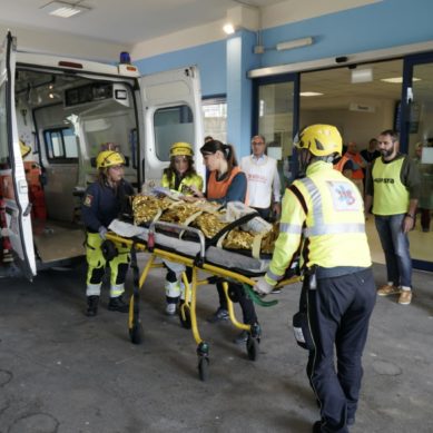 Policlinico, è scattata la maxi-emergenza simulata