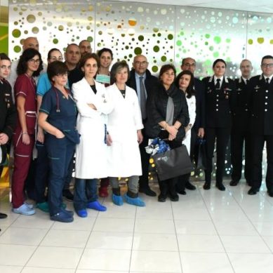 Auguri dell’ Arma ai piccoli degenti del Policlinico