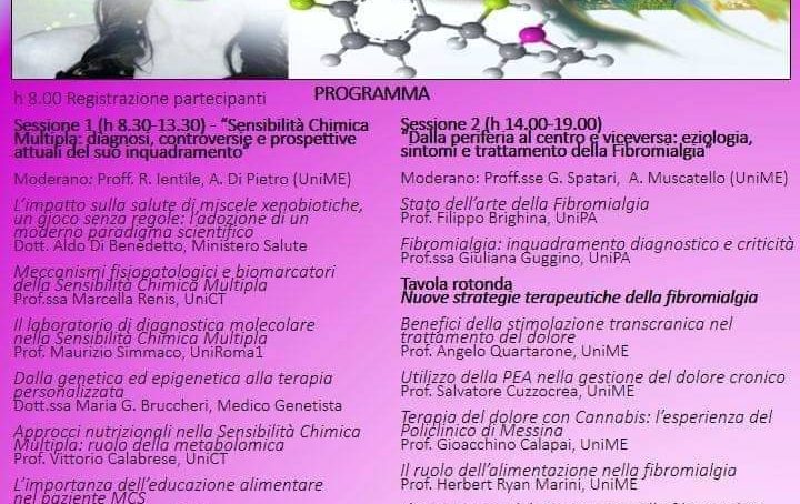 MCS e Fibromialgia, convegno a Messina il 17 Maggio