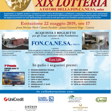 Estrazione finale della Lotteria di beneficienza per la FONCANESA