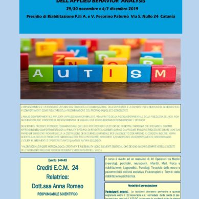 Seminari sull’autismo dell’ODA a Novembre e Dicembre