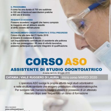 Corso ASO all’Ordine