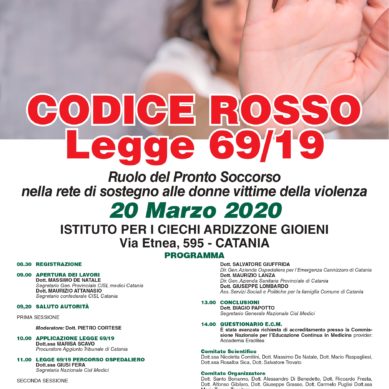 Corso ECM il 20 Marzo sulla violenza di genere