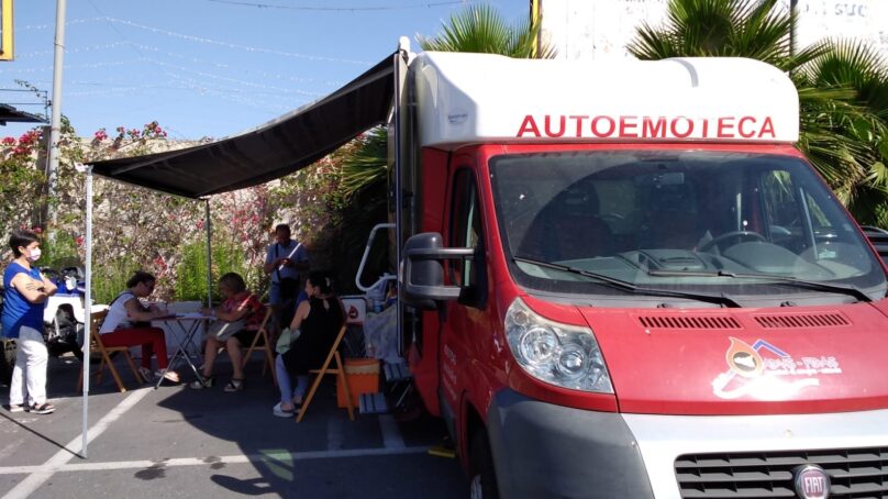 Donazione di sangue ADVS-FIDAS al Garibaldi-Nesima