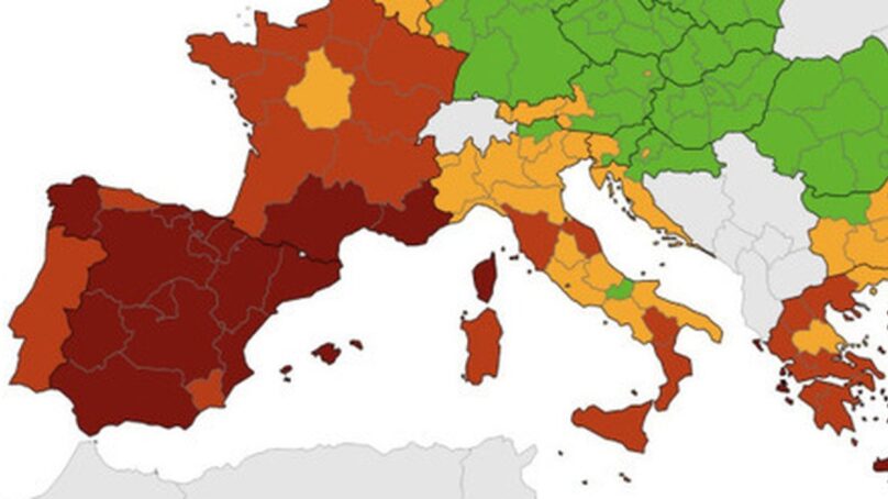 L’ECDC conferma la Sicilia tra le aree geografiche con maggiore diffusione di Sars-Cov-2