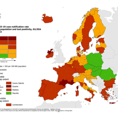 Ecdc, il report del 25 agosto conferma la pessima situazione della Sicilia