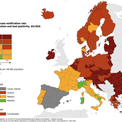 Report settimanale ECDC: aumentano i casi di Covid-19 in Italia