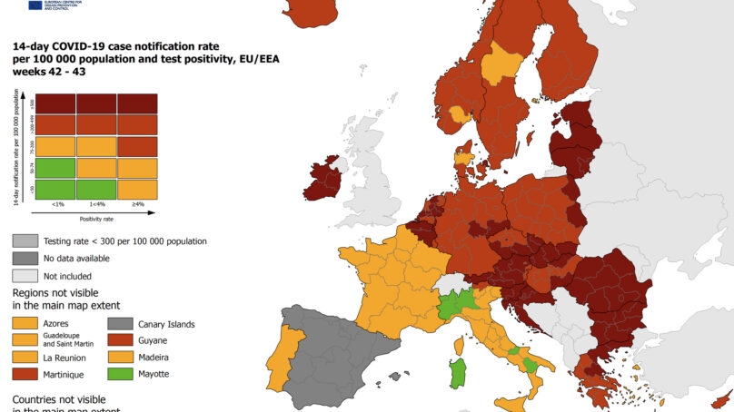 Report settimanale ECDC: aumentano i casi di Covid-19 in Italia