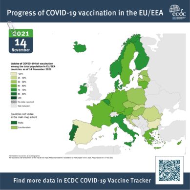 Covid-19, il report dell’ECDC valuta l’Italia Paese con “bassa preoccupazione”