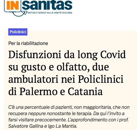 Long Covid, nei Policlinici di Catania e Palermo Ambulatori specializzati