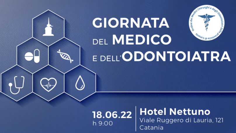 “Giornata del Medico e dell’Odontoiatra”, il 18 giugno appuntamento all’Hotel Nettuno di Catania