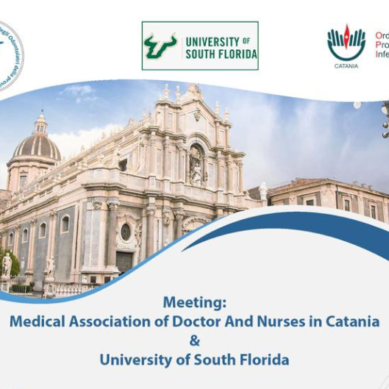 Meeting professionale tra una delegazione dell’University of South Florida e l’OMCeO di Catania: domani dalle 9 presso l’Ordine etneo