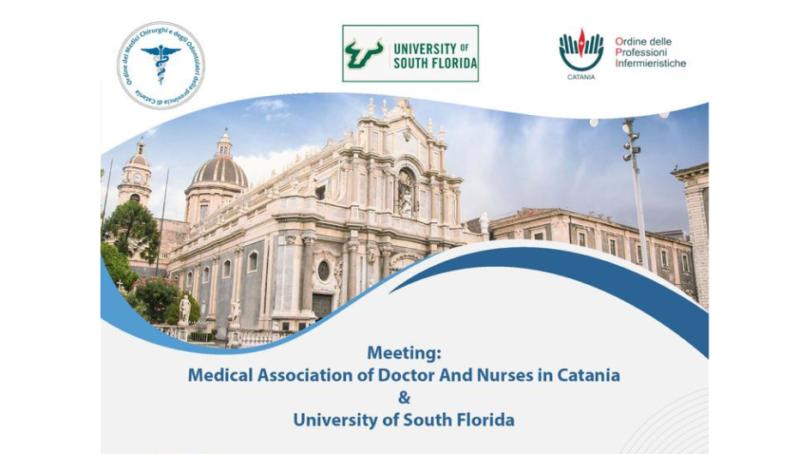 Meeting professionale tra una delegazione dell’University of South Florida e l’OMCeO di Catania: domani dalle 9 presso l’Ordine etneo