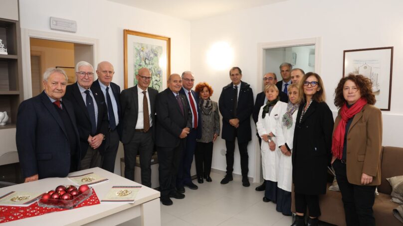 Il presidente dell’OMCeO di Catania Alfio Saggio fa visita a “Casa Santella”