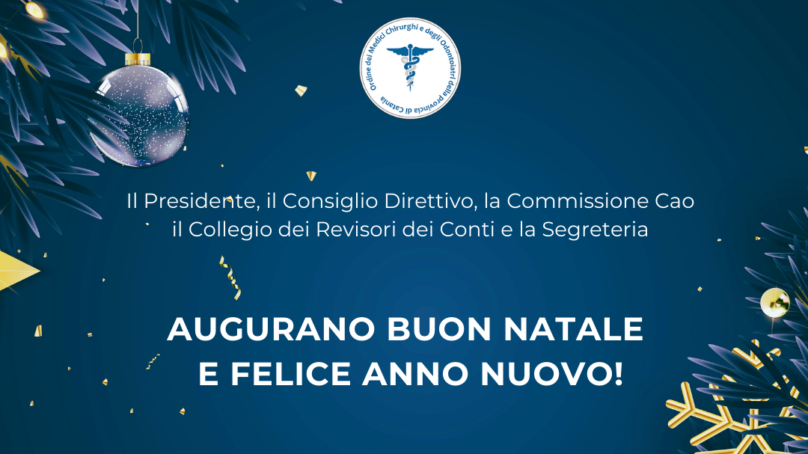 Auguri dall’OMCeO di Catania