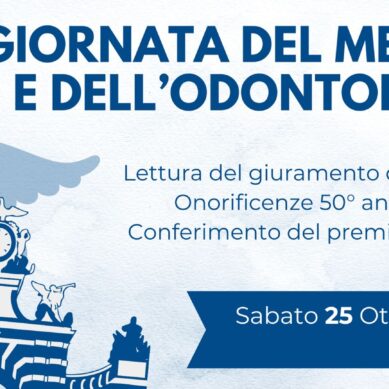 Catania, La Giornata del Medico e dell’Odontoiatra 2025 si terrà il 25 ottobre al Four Points by Sheraton